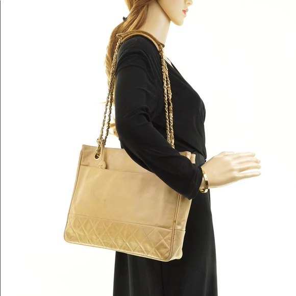 Chanel Vintage Shopping Tote 24k GHW - Picture 8 of 16